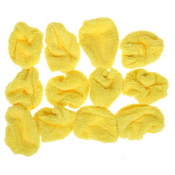 Отзывы Аксессуар HOBOT запасные чистящие салфетки-обтяжки из микрофибры для 188/198 желтые (12 штук)