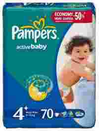 Отзывы Pampers Active Baby 4+ (9-16 кг)
