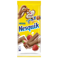 Отзывы Шоколад Nesquik молочный с клубничной начинкой