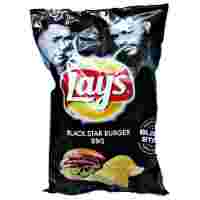 Отзывы Чипсы Lay's Black Star картофельные со вкусом Burger BBQ