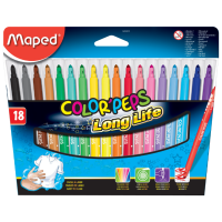 Отзывы Maped Фломастеры Color'Peps Long Life (845021), 18 шт.