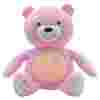 Игрушка-ночник Chicco Мишка розовый 30 см