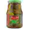 Аппетитные огурчики консервированные Green Ray стеклянная банка 1.8 кг