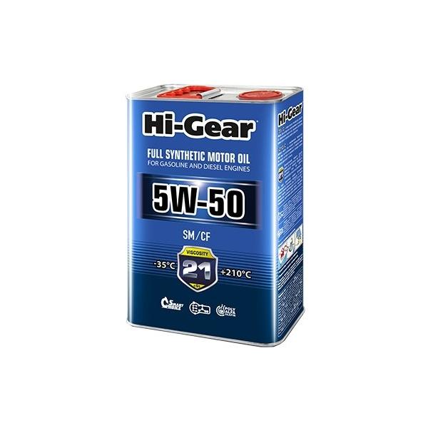 Отзывы Hi-Gear 5W-50 SM/CF 4 л