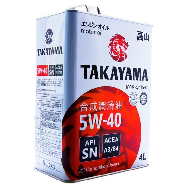 Отзывы Takayama 5W-40 API SN/CF (железн) 4 л