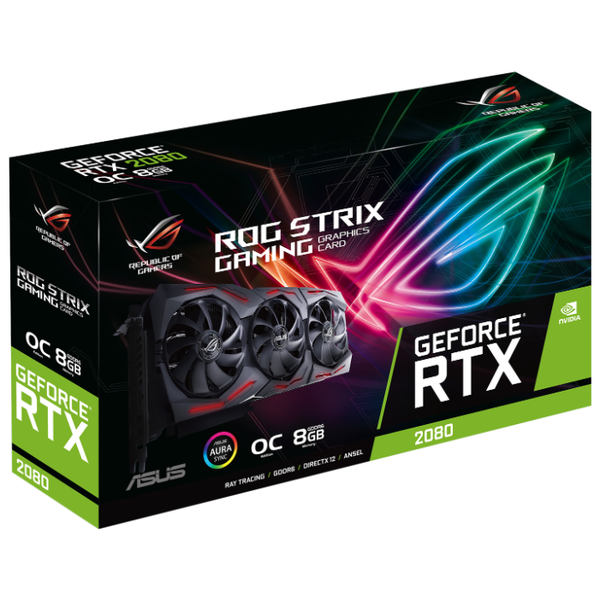 Отзывы ASUS ROG GeForce RTX 2080 1515MHz PCI-E 3.0 8192MB 14000MHz 256 bit 2xHDMI 2xDisplayPort HDCP Strix Gaming OC