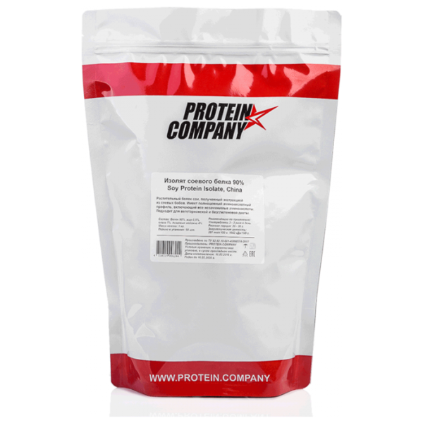 Отзывы Протеин PROTEIN.COMPANY Изолят соевого белка (1000 г)