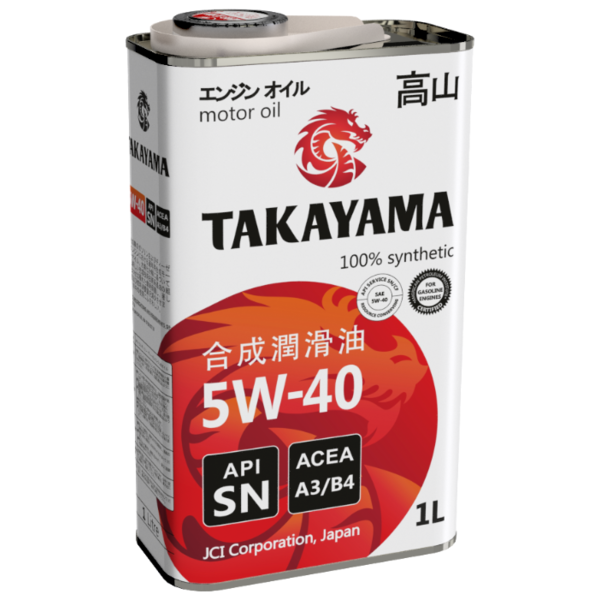 Отзывы Takayama 5W-40 API SN/CF (железн) 1 л