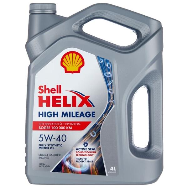 Отзывы SHELL Helix High Mileage 5W-40 4 л