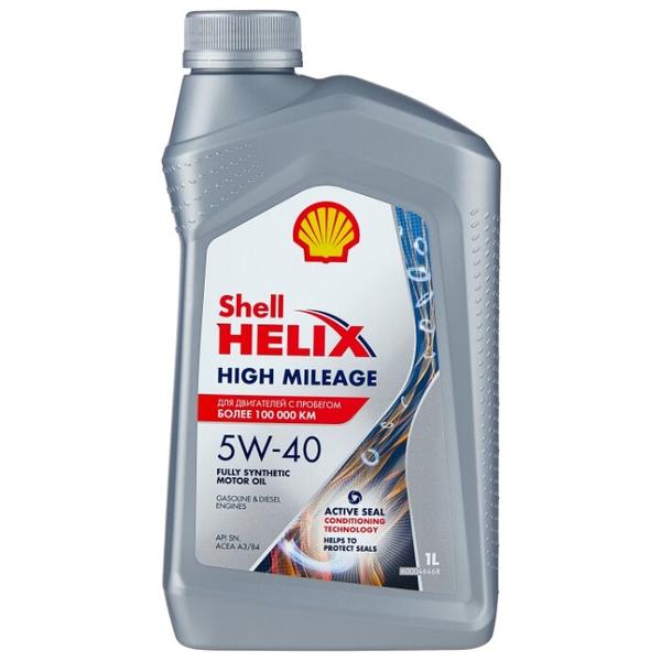 Отзывы SHELL Helix High Mileage 5W-40 1 л