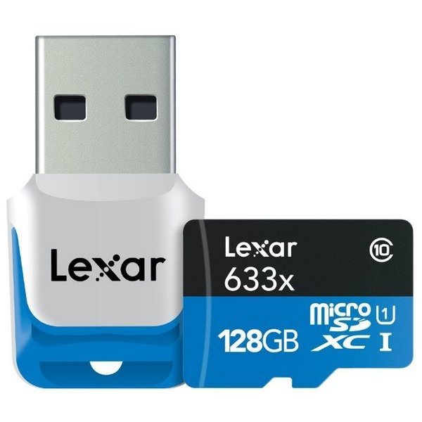 Отзывы Lexar microSDXC Class 10 UHS Class 1 633x + USB 3.0 reader