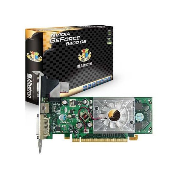 Отзывы Albatron GeForce 8400 GS 450Mhz PCI-E 256Mb 800Mhz 64 bit DVI TV HDCP YPrPb