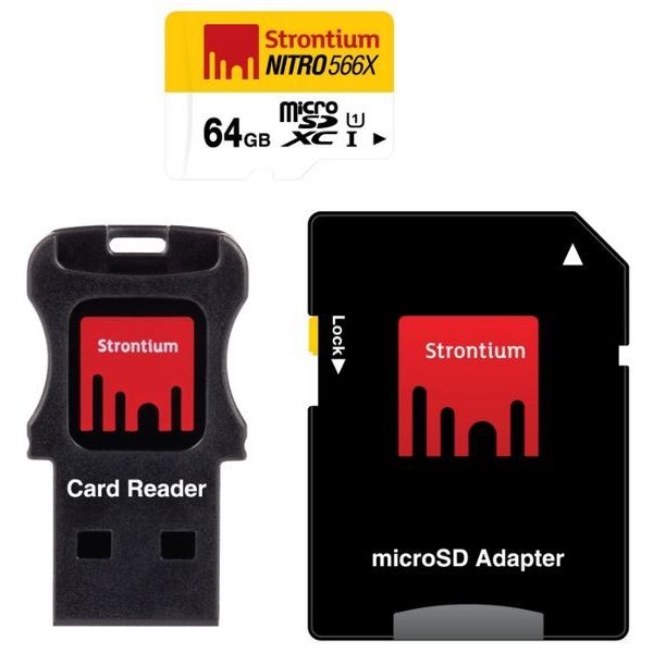 Отзывы Strontium NITRO microSDXC Class 10 UHS-I U1 566X + SD adapter & USB Card Reader