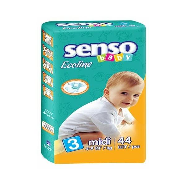 Отзывы Senso baby подгузники Ecoline 3 (4-9 кг) 44 шт.