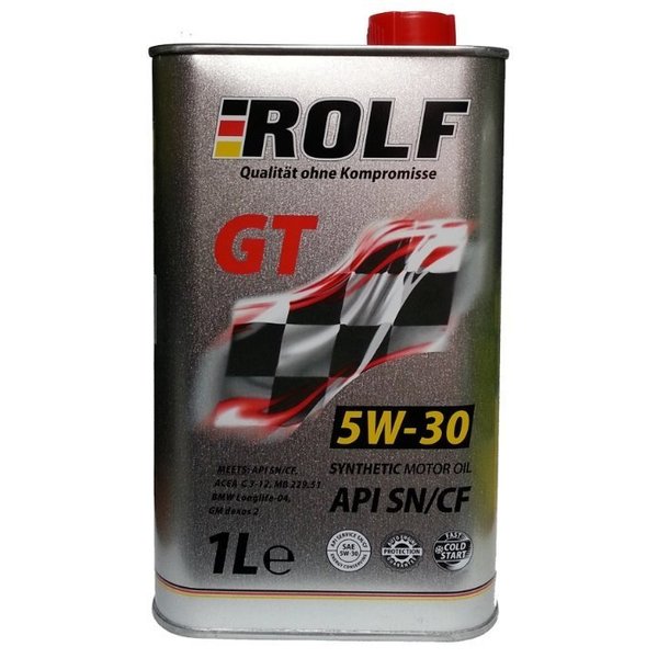 Отзывы ROLF GT 5W-30 SN/CF 1 л