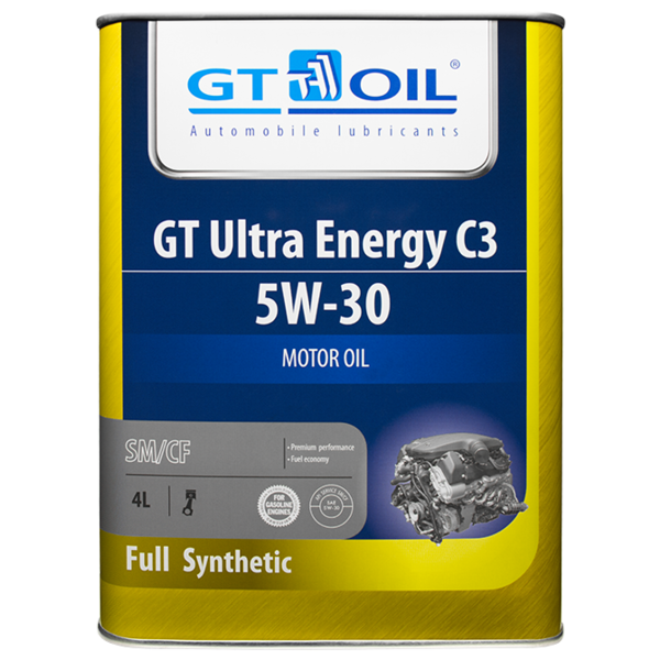Отзывы GT OIL GT Ultra Energy C3 5W-30 4 л