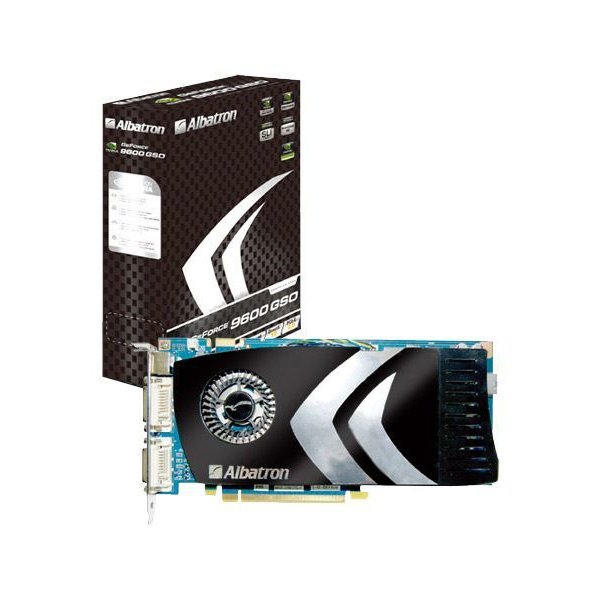 Отзывы Albatron GeForce 9600 GSO 650Mhz PCI-E 2.0 512Mb 1800Mhz 256 bit 2xDVI TV HDCP YPrPb