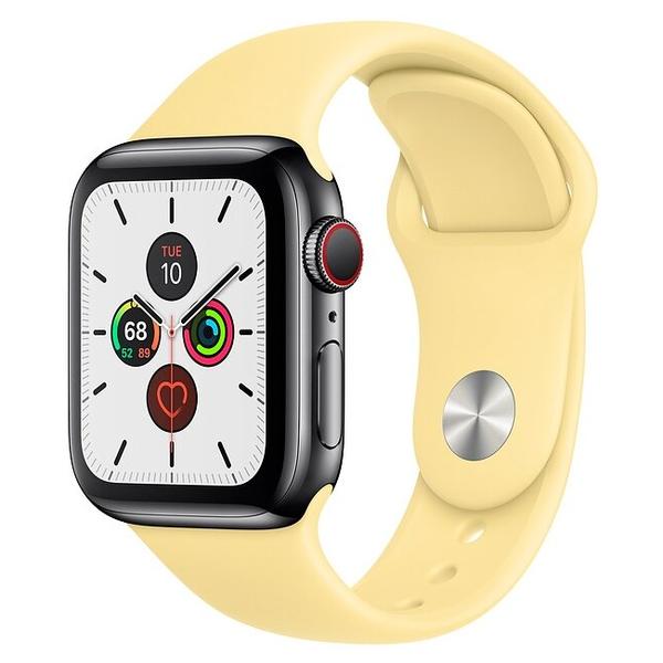 Отзывы Apple Watch Series 5 GPS + Cellular 40mm Stainless Steel Case with Sport Band