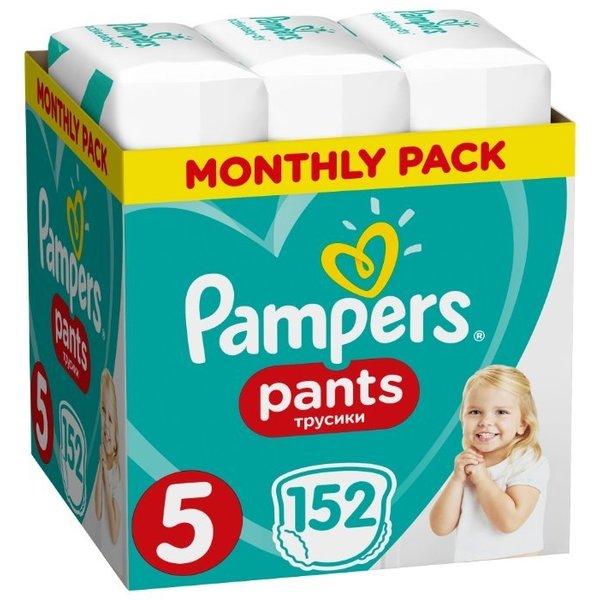 Отзывы Pampers трусики Pants 5 (12-17 кг) 152 шт.