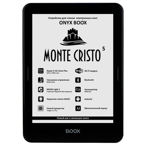 Отзывы Электронная книга ONYX Monte Cristo 5