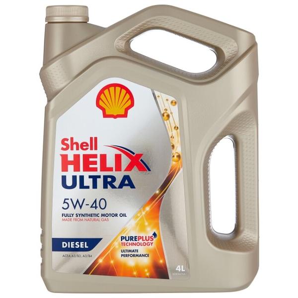 Отзывы SHELL Helix Ultra Diesel 5W-40 4 л