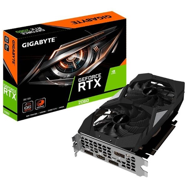 Отзывы GIGABYTE GeForce RTX 2060 1755MHz PCI-E 3.0 6144MB 14000MHz 192 bit HDMI HDCP OC (rev. 1.0)