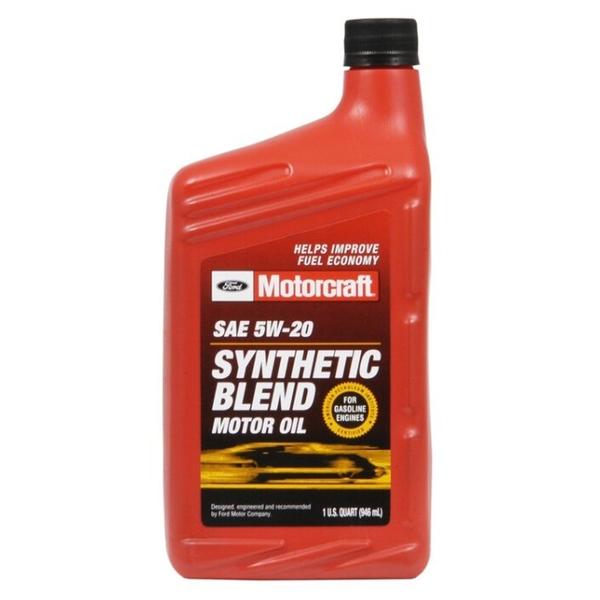 Отзывы Ford Motorcraft SAE 5W20 Synthetic Blend 0.946 л