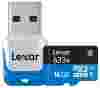 Lexar microSDHC Class 10 UHS Class 1 633x + USB 3.0 reader