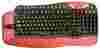 Oklick 780L Multimedia Keyboard Red-Black USB+PS/2