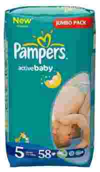Отзывы Pampers подгузники Active Baby 5 (11-18 кг) 58 шт.