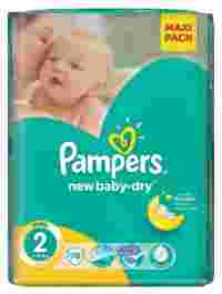 Отзывы Pampers подгузники New Baby-Dry 2 (3-6 кг) 76 шт.