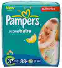 Отзывы Pampers подгузники Active Baby 3+ (5-10 кг) 88 шт.