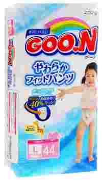 Отзывы Goo.N трусики для девочек L (9-14 кг) 44 шт.