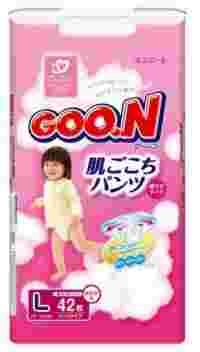 Отзывы Goo.N трусики для девочек L (9-14 кг) 42 шт.