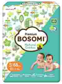 Отзывы Bosomi подгузники Natural Cotton New S (5-8 кг) 68 шт.