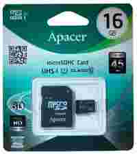 Отзывы Apacer microSDHC Class 10 UHS-I U1 (R45 MB/s) + SD adapter