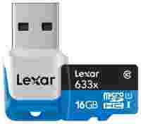 Отзывы Lexar microSDHC Class 10 UHS Class 1 633x + USB 3.0 reader