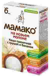 Отзывы МАМАКО Молочная пшеничная на козьем молоке с грушей и бананом (с 6 месяцев) 200 г