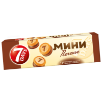 Отзывы Печенье 7DAYS с шоколадной глазурью и кремом какао, 100 г