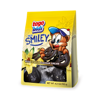 Отзывы Печенье Tago Kids Smiley с кремом с ванильным вкусом, 120 г
