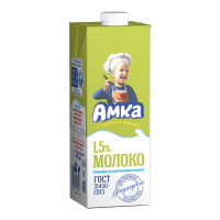 Отзывы Молоко Амка ультрапастеризованное 1.5%, 0.975 л