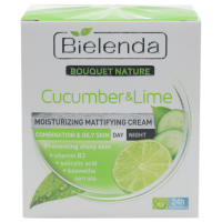 Отзывы Bielenda Cucumber & Lime Moisturizing Mattifying Cream Увлажняющий матирующий крем для лица