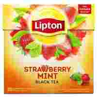 Отзывы Чай черный Lipton Strawberry Mint в пирамидках