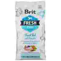 Отзывы Корм для собак Brit Fresh рыба с тыквой (для крупных пород)