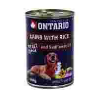 Отзывы Корм для собак Ontario Консервы Dog Lamb, Rice and Sunflower Oil