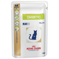 Отзывы Корм для кошек Royal Canin при сахарном диабете 100 г (кусочки в желе)