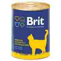 Отзывы Корм для кошек Brit мясное ассорти 340 г (паштет)