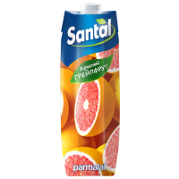 Отзывы Напиток сокосодержащий Santal Красный грейпфрут, с крышкой