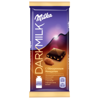 Отзывы Шоколад Milka DARK MILK с миндалем