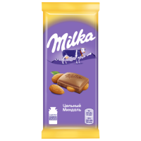Отзывы Шоколад Milka молочный с цельным миндалем